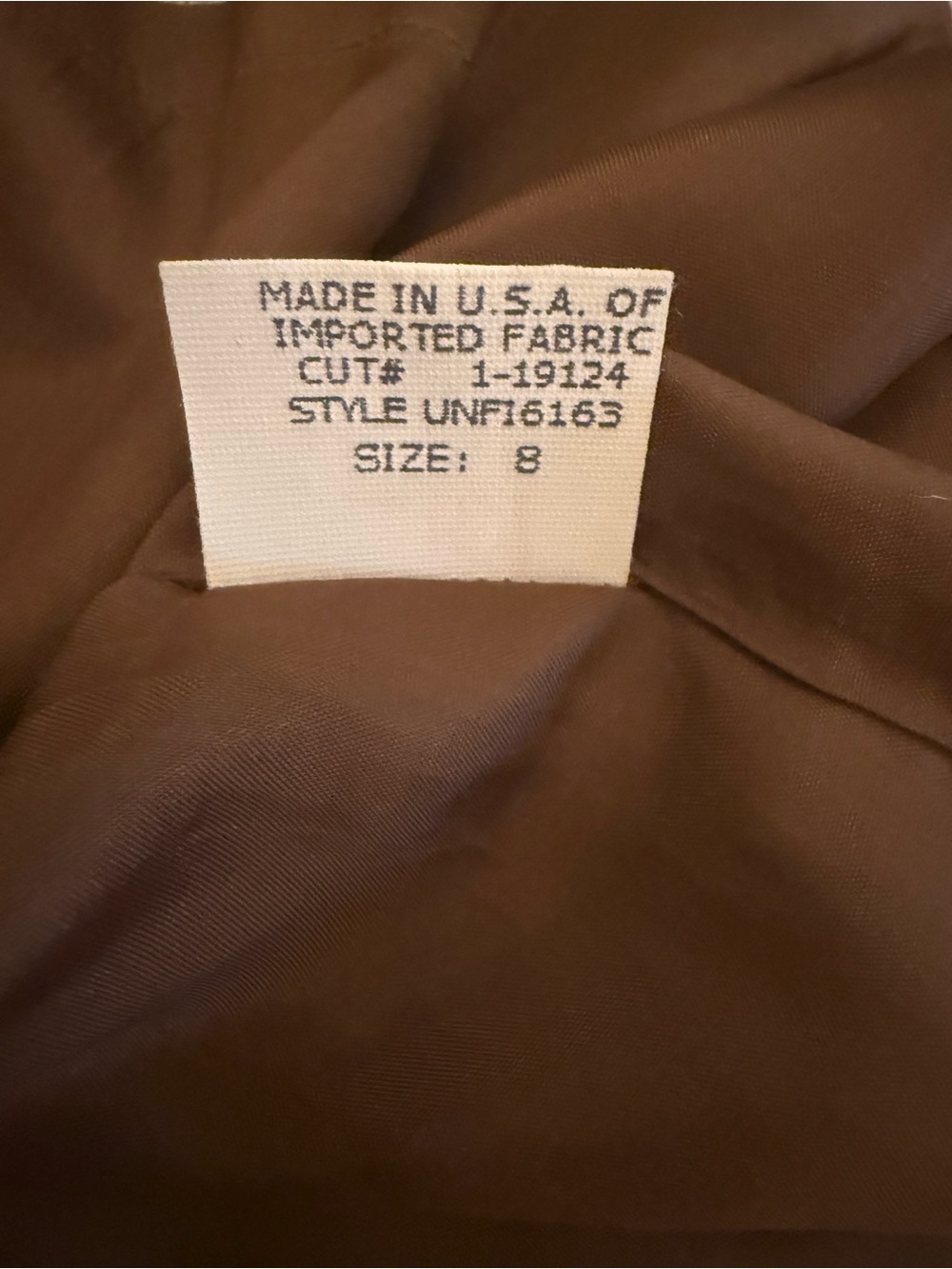 David Meister Brown Tweed Belted Sheath Dress - Made in USA - Picture 2 of 6